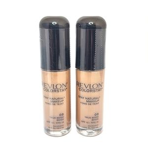 Revlon Colorstay Stay Natural Makeup #08 True Beige SPF 15 2Pcs